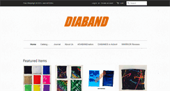 Desktop Screenshot of mydiaband.com