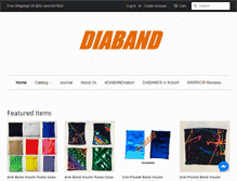 Tablet Screenshot of mydiaband.com
